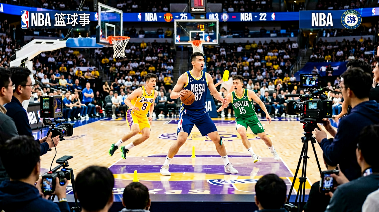 NBA篮球赛事直播画面